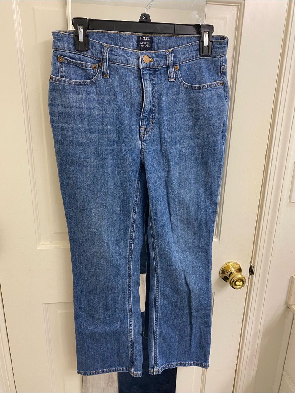 J. Crew Medium Wash Straight-Leg Jeans